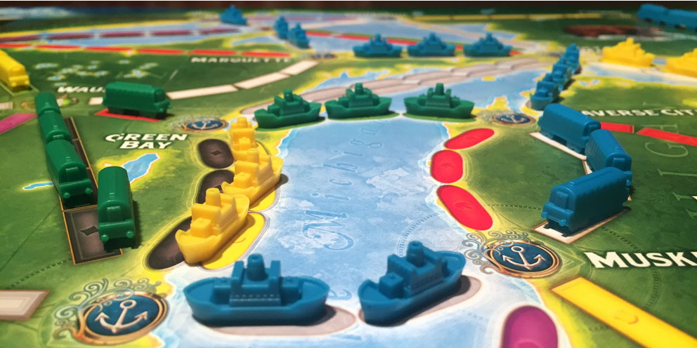 Квиток на Потяг: Залізниця та Вітрила (Билет на Поезд: Рельсы и Паруса / Ticket to Ride: Rails & Sails)