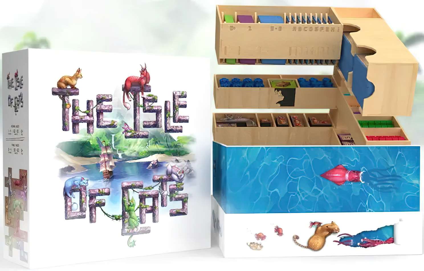 Органайзер Big '2-minute' Box для настільної гри Острів Котів / Органайзер Big '2-minute' Box для настольной игры Остров Кошек