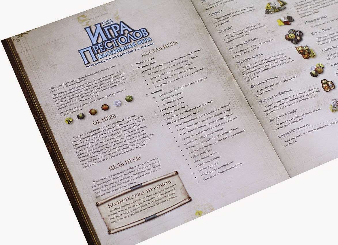 Гра Престолів: 2 Видання (Игра Престолов: 2 издание / A Game of Thrones 2 ed.) (рос.)