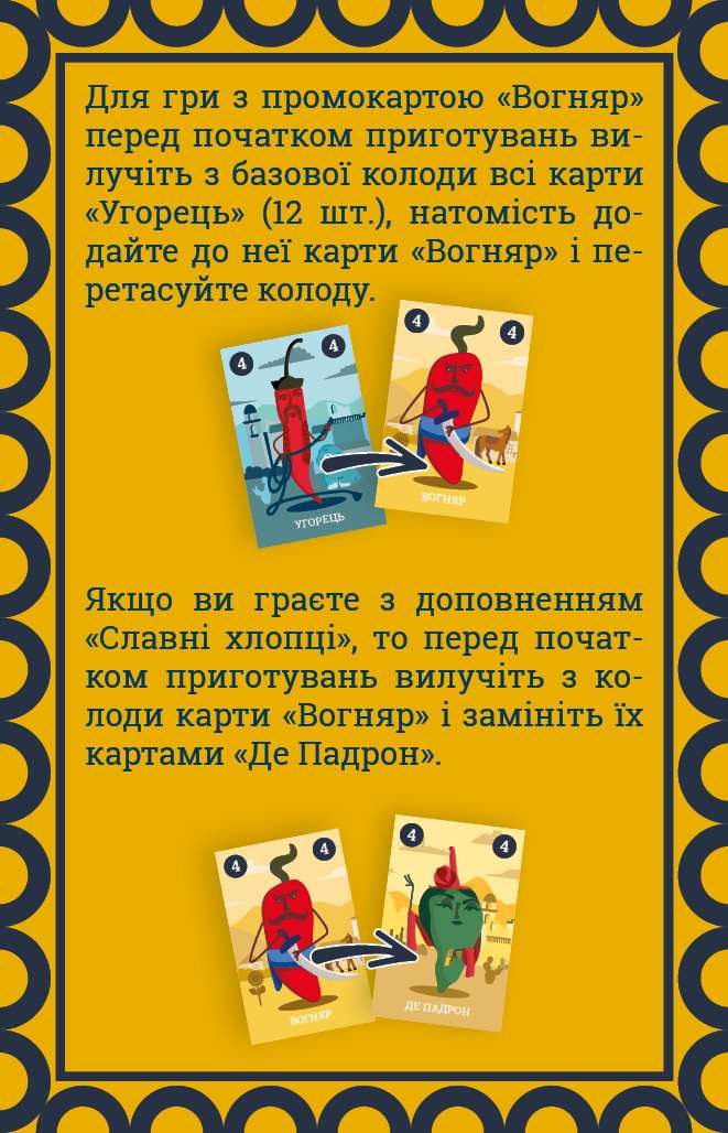 Круті Перці: Промонабір Вогняр (Крутые Перцы: Промонабор Вогняр / Chili Mafia: Hot Property Deck) (укр.)