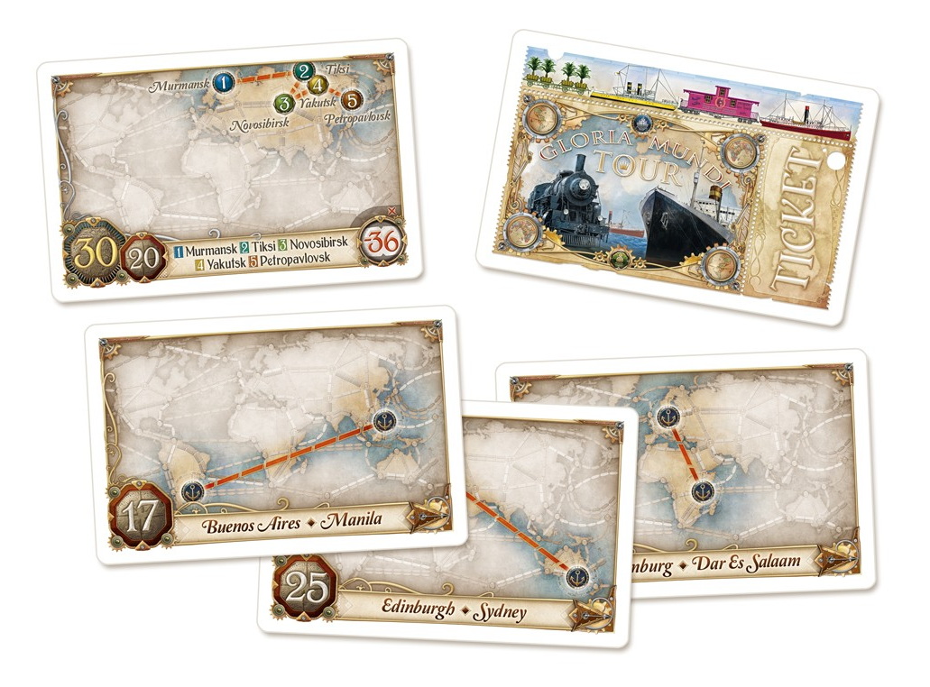 Квиток на Потяг: Залізниця та Вітрила (Билет на Поезд: Рельсы и Паруса / Ticket to Ride: Rails & Sails)