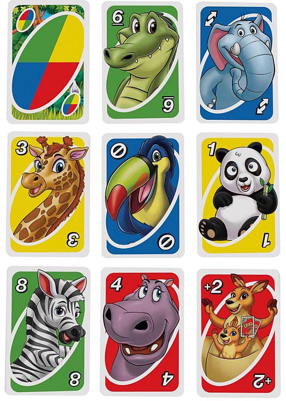 Уно для самых маленьких (UNO junior) (обновлённая) (GKF04)