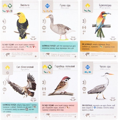 Крила: Птахи Європи (Крылья: Птицы Европы / Wingspan: European Expansion) (укр.)