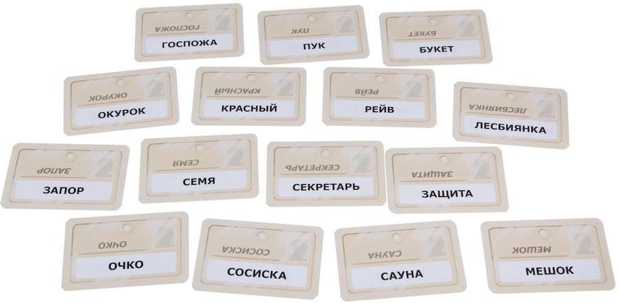 Кодовые имена: Глубоко под Прикрытием 18+ (Codenames: Deep Undercover) (GG117)