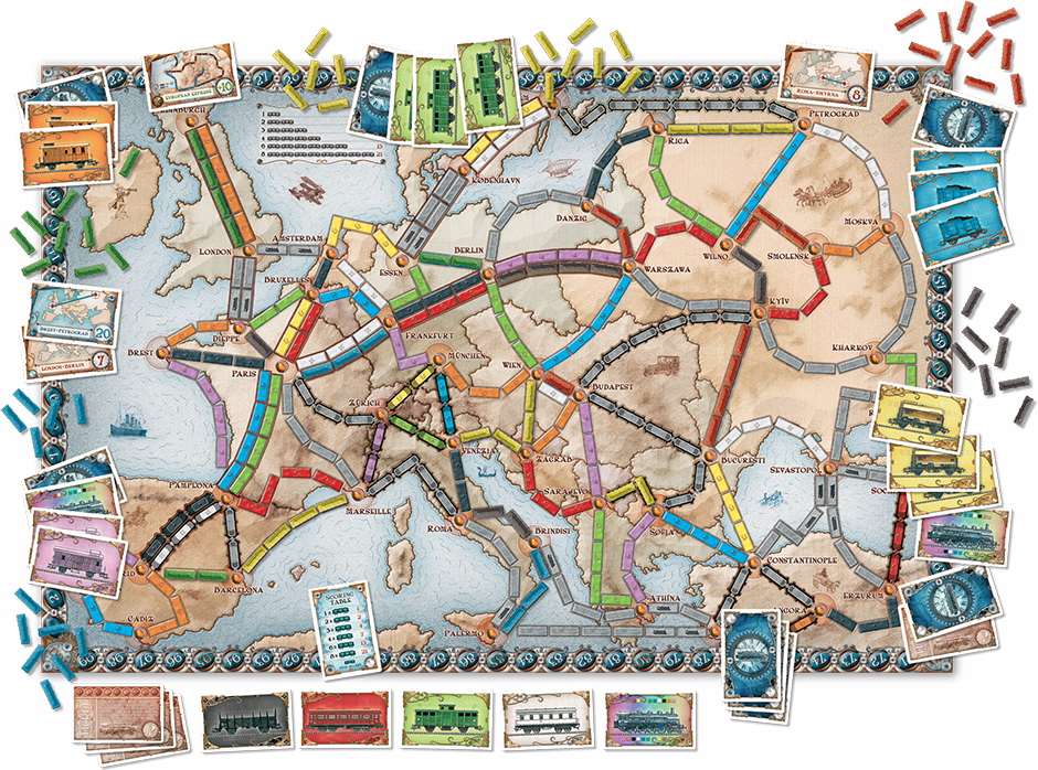 Квиток на Потяг: Європа (Билет на Поезд: Европа / Ticket to Ride: Europe) (укр.)