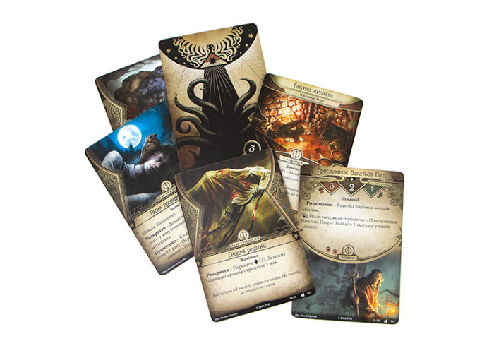 Жах Аркгема: Карткова гра - Спадщина Давінчі: Кров та вівтарі (Ужас Аркхэма: Карточная игра – Наследие Данвича: Кровь на Алтаре / Arkham Horror: The Card Game – Blood on the Altar: Mythos Pack) (укр.)