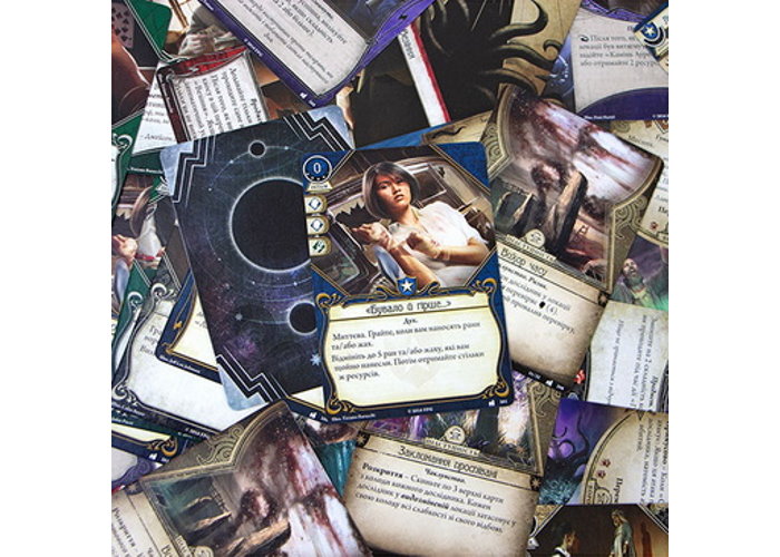 Жах Аркгема: Карткова гра - Спадщина Давінчі: Там де чекає загибель (Ужас Аркхэма: Карточная игра – Наследие Данвича: Там, Где Ждёт Погибель / Arkham Horror: The Card Game – Where Doom Awaits: Mythos Pack) (укр.)