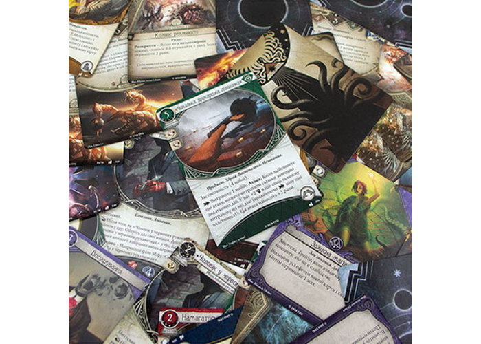 Жах Аркгема: Карткова гра - Спадщина Давінчі: Загублені у часі і просторі (Ужас Аркхэма. Карточная игра: Наследие Данвича. Потерянные во времени и пространстве / Arkham Horror: The Card Game – Lost in Time and Space: Mythos Pack) (укр.)