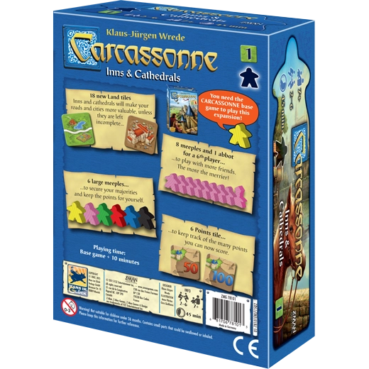 Каркасон: Таверни и Собори (Каркассон: Таверны и Соборы / Carcassonne: Inns and Cathedrals) (анг.)