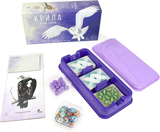 Крила: Птахи Європи (Крылья: Птицы Европы / Wingspan: European Expansion) (укр.)