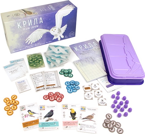 Крила: Птахи Європи (Крылья: Птицы Европы / Wingspan: European Expansion) (укр.)