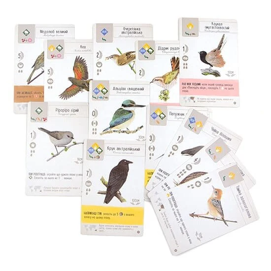 Крила: Птахи Океанії (Крылья: Птицы Океании / Wingspan: Oceania Expansion) (укр.)